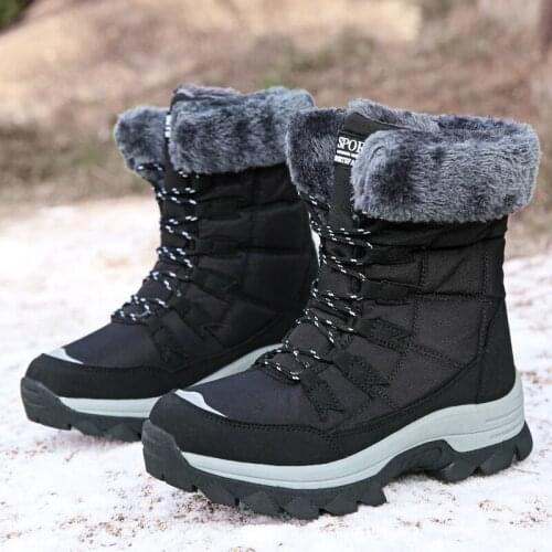 Moipheng Enkellaars Voor Vrouwen Winter Schoenen Warm Houden Waterdichte Snowboots Dames Lace-Up Plus Size 42 Laarzen chaussures