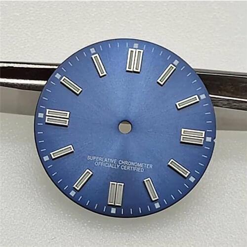 New Luminous Dial Strong Blue And Green Luminous Surface Nail Without Logo Modified Diving Watch Hands for Log Mechanical Watch