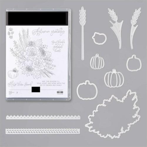 Autumn Metal Cutting Dies Stencils For DIY Scrapbooking Decorative Embossing Handcraft Die Cutting Template