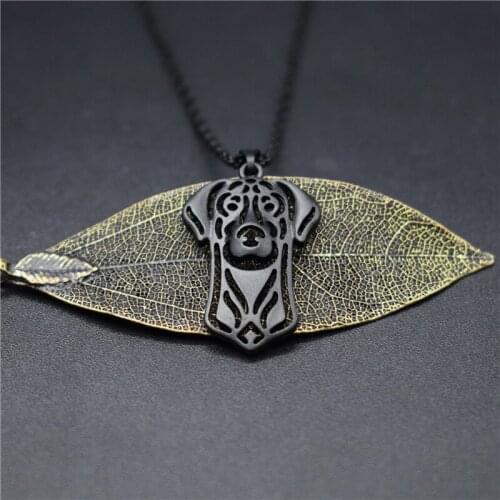 4 Colors New Doberman Pinscher Charm Necklace Trendy Metal Dog Jewellery Doberman Pinscher Pendant Necklace Women