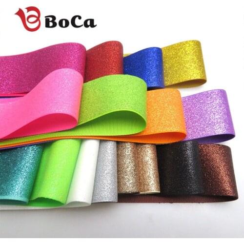 Custom printed personalized ribbon powder spreading solid pattern ribbon bow accessories