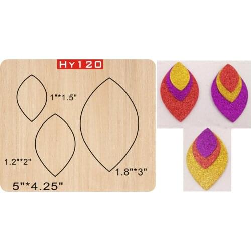 Eardrop cutting dies 2019 new die cut &wooden dies Suitable for common die cutting machines on the market