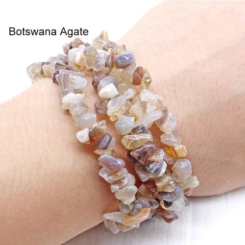 High Quality 5-8mm Natural Botswana Agates Freeform Chip Gravel DIY Gems Loose Beads Jewelry Making