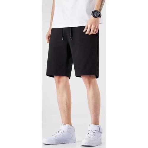 2021 Summer Shorts Men Wild Knee Fashion Casual Solid Color Male Short Pants Comfortable Plus Size Fitness Mens Jogging Shorts