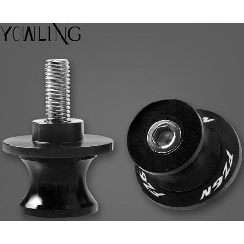 M6 Motorcycle Accessories CNC Swingarm Slider Spools stand screws For YAMAHA FZ600 FZ-6 FZ6N FZ-6N FZ6S Fazer FAZER600 1998-2010