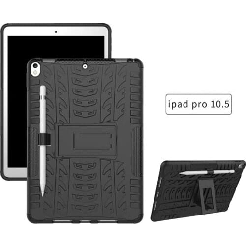 Case For new iPad Pro 10.5" 2017 A1701 Cover Heavy Duty 2 in 1 Hybrid Rugged Durable Shockproof Rubber Funda Tablet Shell
