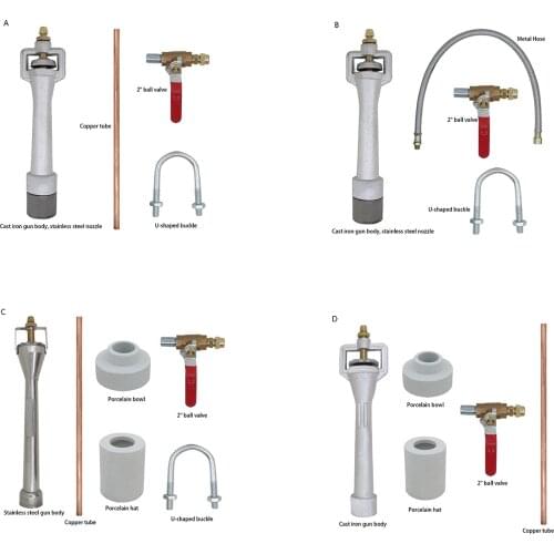 Gas forge burner venturi burner head casting iron for melting furnace burner gas stove propane