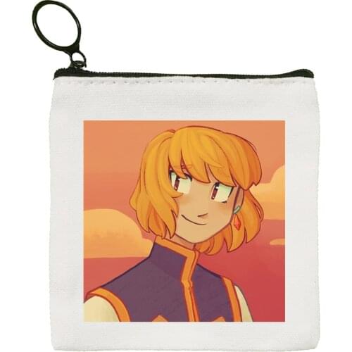 Kurapika HxH Hunter X Hunter Devil Eye Canvas Coin Purse Coin Purse Collection Canvas Bag Small Wallet Zipper Key Bag Hand Gift