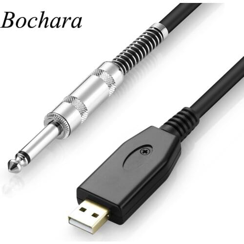 Bochara USB Male to XLR Female Cable Studio Audio Connector Cords Adapter for Microphone Recording