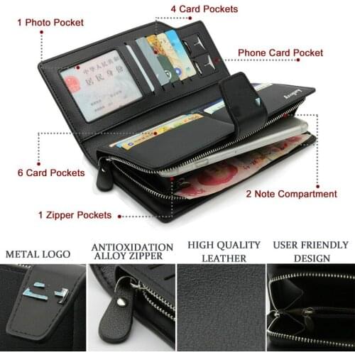 Leather Men Clutch Bag Handbag Stowing Tidying Wallet bag For BMW E46 E52 E53 E60 E90 E91 E92 E93 F30 F20 F10 x6 1 2 3 Series