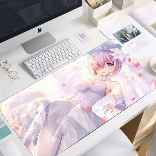 Oversized exquisite pattern mouse pad table mat cute anime cool sexy mouse pad HD printing computer game player lock edge mouse