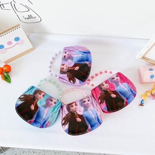 Disney Pearl New Princess Bags Girls Messenger Bags Handbags Girls Cartoon Princess frozen Shoulder Bags