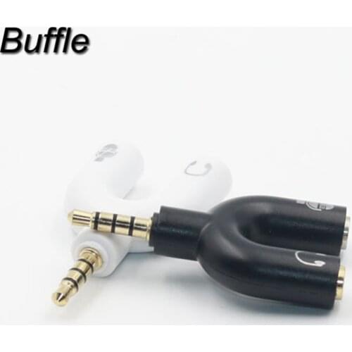 New 3.5mm Double Jack Adapter to Headphone for Cell phones MP3 Player Earphone Splitter Adapter