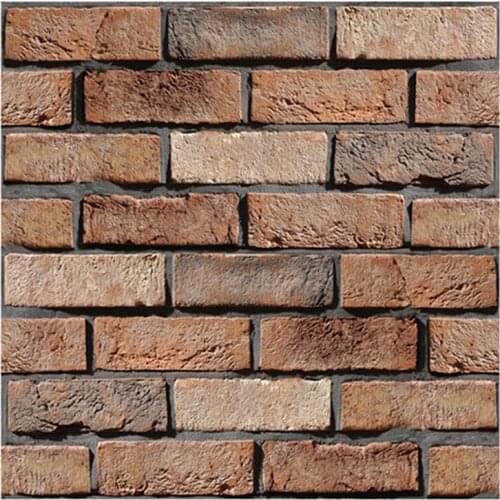 Brick Wallpaper Peel and Stick Removable Wallpaper Textured Self Adhesive Wallpaper Vintage Faux 3D Brick Wallpaper
