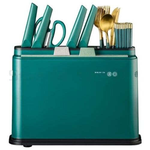 Knife rest multi function shelf knife seat disinfector chopsticks spoon board kitchen knife rack integrated kitchen storage