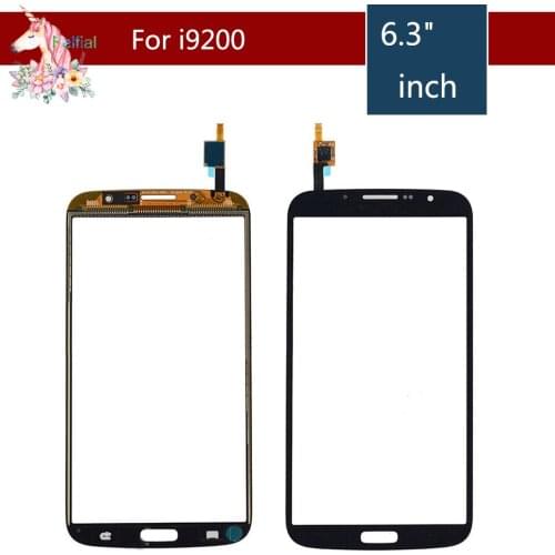 For Samsung Galaxy Mega 6.3 GT-I9200 i9200 GT-I9205 i9205 Touch Screen Digitizer Sensor Front Glass Lens Panel Replacement