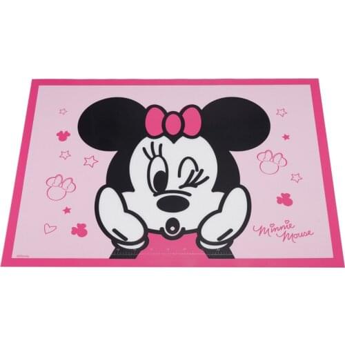Disney cartoon anti-scalding bowl silicone mat insulated table mat western-style waterproof dinner plate home children coaster