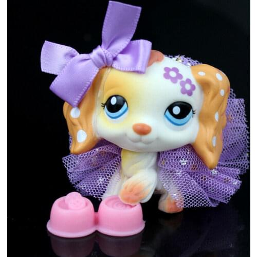 YASMINE Pet Shop Cream Cocker Spaniel Puppy Dog Accessories Skirt LPS #1615