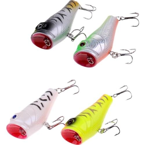 4pcs 3D Eyes Fishing Lure Hard Bait Minnow Lure Fishing Bass Crankbait Trout Baits Fishing Baits for Fisherman
