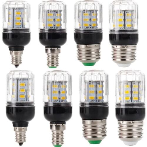 5Pcs E27 E14 E12 E26 DC 12V 24V LED Corn Bulb Light Lamp 5730 SMD 9W 27LEDs Lamprada Home Lighting Warm Cool Neutral White