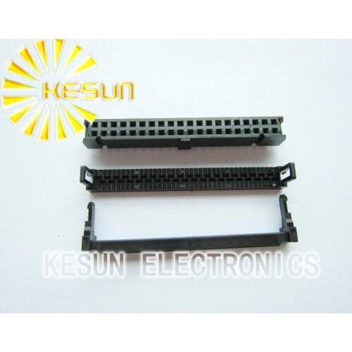 FREE SHIPPING 100PCS/LOT FC-40P 2x20P 2.54mm IDC Socket With Strain Relief , ISP / JTAG Plug Conector