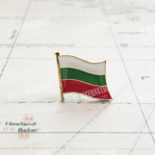 National Flag Metal Lapel Pin Flag Pin bulgaria