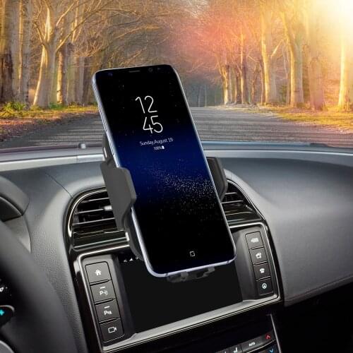 C9A 10W Qi Car Wireless Charger for IPhone X Xiaomi Samsung Auto Clamping Fast Wireless Charging Car Holder Phone
