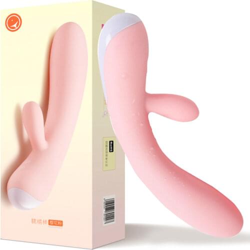 Man Nuo Waterproof 7 speeds silicone Vibrator USB charging sex wand Sex Toys for Women Adults Erotic massager sex products pink