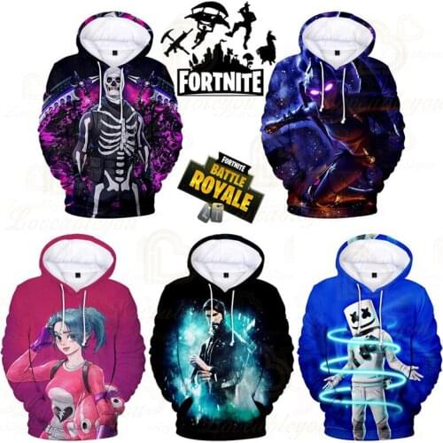Fortnite Shoot Hero Victory Children Kids Hoodie Battle Royale 3d Sweatshirt Boys Girls Tops Hoodies Teen Clothes