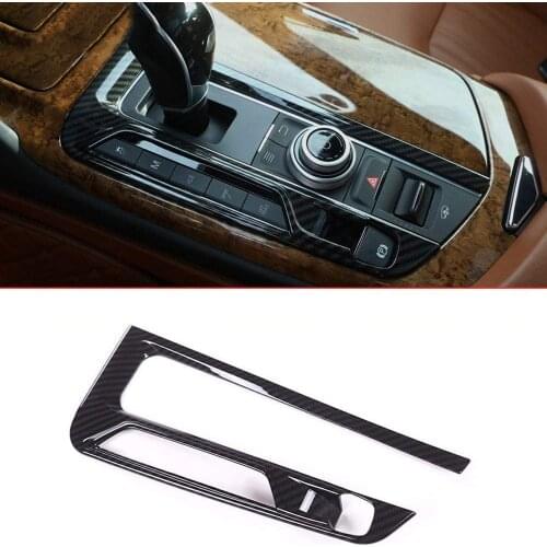 For Maserati Levante 2016-2018(LHD), ABS Plastic Gear Shift Frame Cover Carbon Fiber