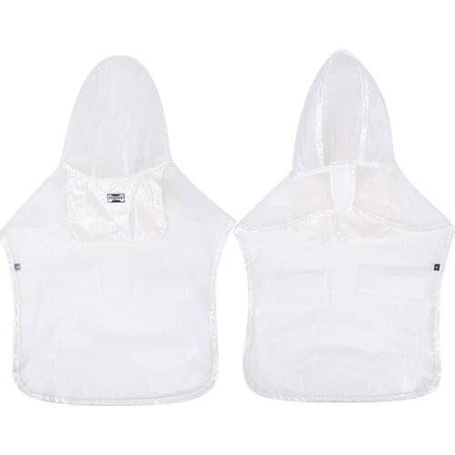 EVA Dog Raincoat Rain Poncho Hoodie Rainwear For Small Medium Dogs Light Weight Transparent Raincoat For Cats Dogs