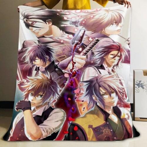 Musife Custom Hakuouki Flannel Blanket Design Your own Blanket Flannel Blankets for Sofa DIY Dropshipping