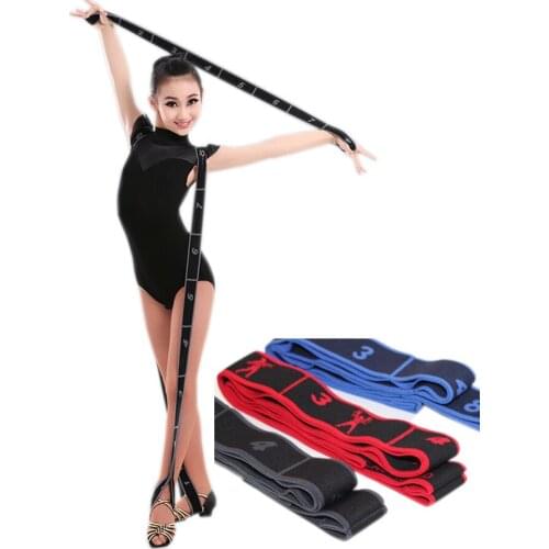 Fltoture AC0008 Gymnastic Adult Children Latin Pilates Yoga Stretch Bands Dance Training Band Ballet Practicing Elastic Tools