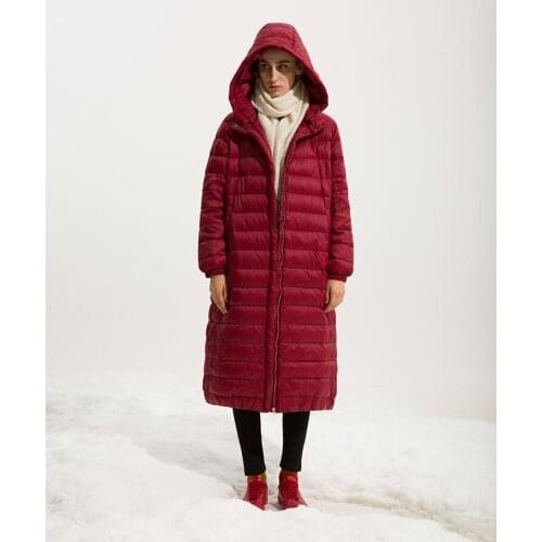 Design Autumn Original Winter Women Brief Slim Casual Loose Detachable Hooded White Duck Down Jacket donsjas dames Coat