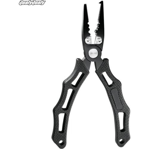 Fishing Pliers Tungsten Carbide Line Cutters Split Ring Hook Remover Fishing Gear Tackle Multifunction Scissors