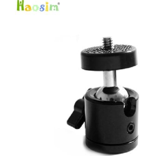 Mini Ball Head 1/4" Mount for Camera Tripod for SB800 SB900 580EX II vidicon Flash