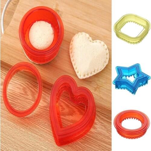 Kitchen Sandwich Cutter And Sealer Set For Kids Lunch Maker Decruster Breakfast Bread Uncrustables Toast Mold Sandwiches Ma G1Y0