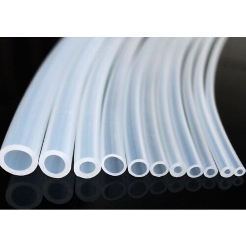 Silicone Hose Silica Gel Tube Pipe Temperature Resistanc Food Grade Transparent Black odd