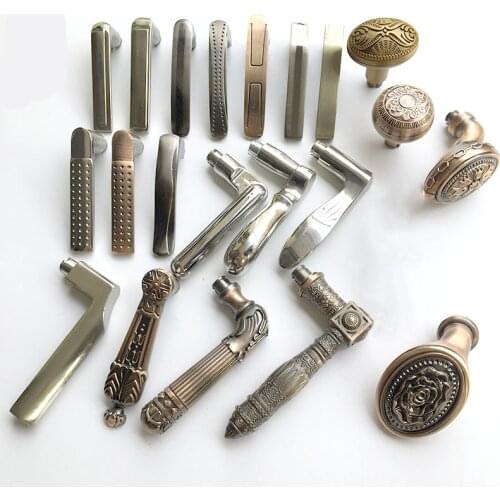 Universal Indoor Door Latch Handle Stainless Steel Pull Knob Lock Handle for Bedroom Bath Shower Door Replacement Accessories