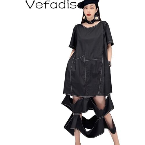 Однотонные летние платья Vefadisa China At AliExpress