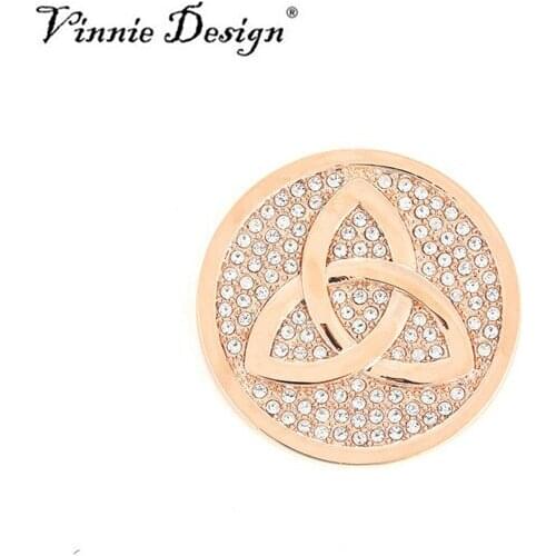 Vinnie Design Jewelry New Ireland Style 33mm Coin fit in 35mm My Coin Holder Pendant