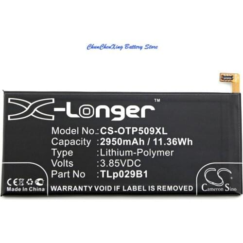 Cameron Sino High Quality Battery TLp029B1 for Alcatel OT-5095/5095B/5095I, OT-5095K/L/Y, Touch Pop 4S