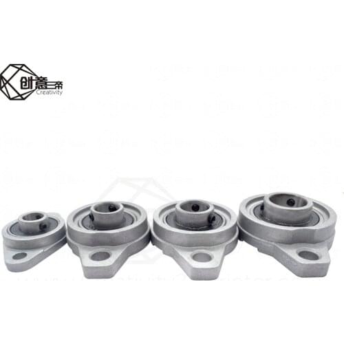 4PCS/lot KFL08 KFL000 KFL001 KFL002 Bore 8mm 10mm 12mm 15mm Pillow Block Bearing Cast Housing Self-aligning Pillow Bearing