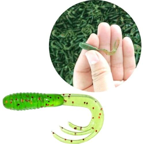 50Pcs/lot 38mm Soft Baits Shad Soft Lure For Fishing Lure Bait curved tail perch Jigging Carp Rubber Artificial Wobblers Tackle