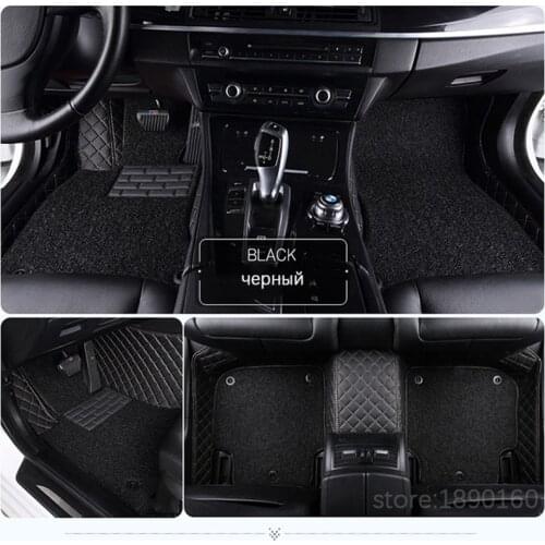 Custom car floor mats for Volkswagen vw passat polo golf tiguan jetta touran touareg bora Sagitar Magotan Teramont auto styling