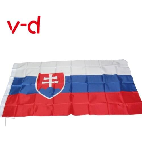 Free shipping xvggdg Flag Slovakia FLAG slovak Banner 3*5FT size