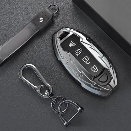 Zinc Alloy Car Remote Key Case Cover Fob Holder Keychain For Nissan Qashqai J10 J11 X-Trail t31 t32 Murano Note Juke Car Styling