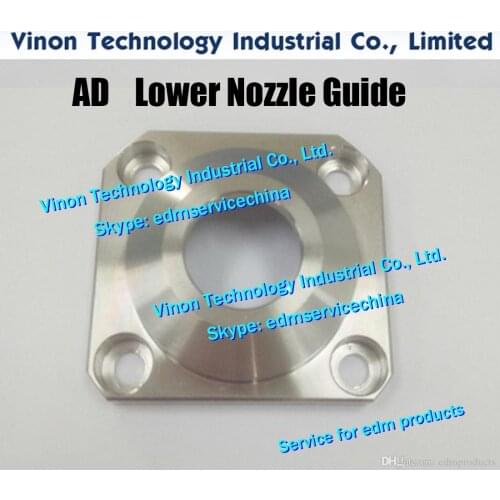 Edm AD/AG400/AG600 Nozzle Guide (New type) 46x43x16.5mm, Lower Water Nozzle Holder NOZZLE BASE for AD360,AG400,AG600,AQ400,AQ600