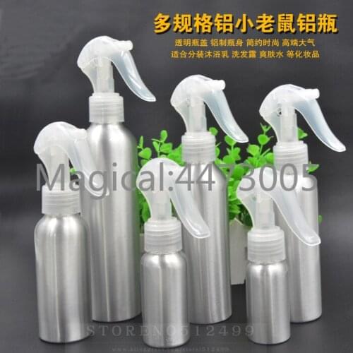 2pcs 30/50/100/120/150/250ml Aluminum bottle mice spray bottle Fine Mist Refill Bottle Mouse Spray Gun Refillable Bottles