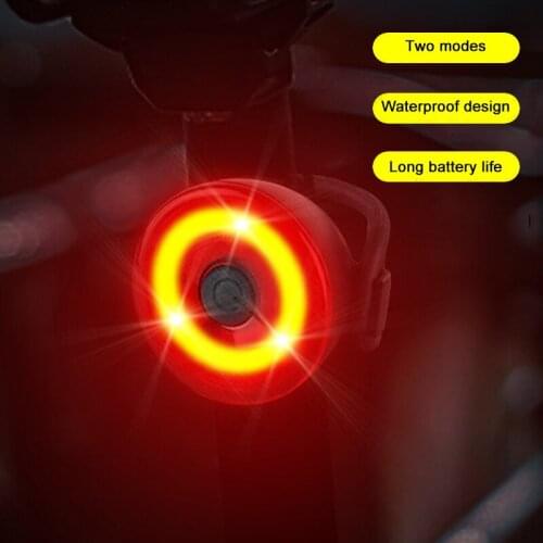 Bicycle Sensing Light USB Charging Battery Type LED Charging Cycling Taillight Mountain Cycle Back Headlight Lamp Smart Bicycle